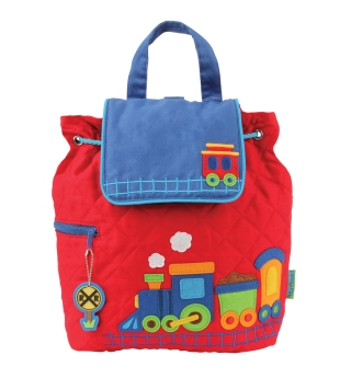 Stephen Joseph Quilted Backpack - Train