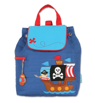 Stephen Joseph Quilted Backpack - Pirate