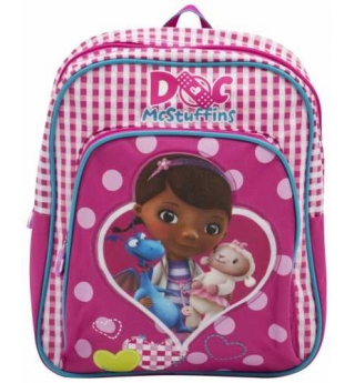 Deluxe Disney Doc McStuffins Junior Backpack with Front Pocket