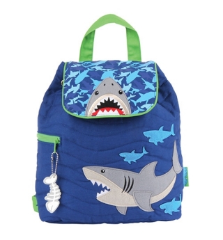 *NEW design*Stephen Joseph Quilted Backpack - Shark