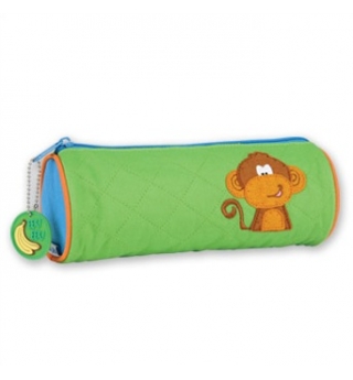 Stephen Joseph Quilted Pencil Case - Monkey